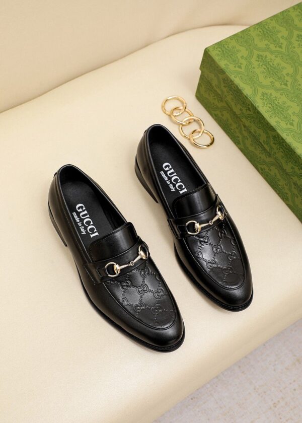 Mocassins Gucci Jordaan pour hommes noir